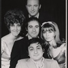 Clockwise from top: Kent Broadhurst, Bette-Jane Raphael, James Manis, Marcia Wallace, and Jeremy Stevens in the stage production The Fourth Wall