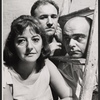 Tresa Hughes, Gene Hackman, and James Coco in rehearsal for the stage production Fragments/The Basement