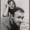 Tresa Hughes and Gene Hackman in rehearsal for the stage production Fragments/The Basement