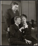 Alvin Epstein and Hermione Gingold in rehearsal for the stage production From A to Z