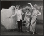 Virginia Vestoff, Alvin Epstein, Isabelle Farrell and unidentified in the stage production From A to Z