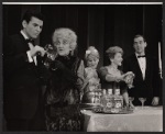Stuart Damon, Hermione Gingold, Paula Stewart, Louise Hoff, and Elliot Reid in the stage production From A to Z