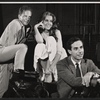 Ben Piazza, Jane Fonda and Bradford Dillman in rehearsal for the stage production The Fun Couple