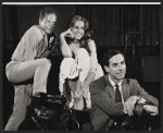 Ben Piazza, Jane Fonda and Bradford Dillman in rehearsal for the stage production The Fun Couple