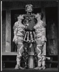 Ron Holgate and unidentified others in the 1962 stage production A Funny Thing Happened on the Way to the Forum