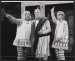 Jerry Lester, Edward Everett Horton and Arnold Stang in the 1964 national touring stage production A Funny Thing Happened on the Way to the Forum