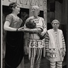 Paul Hartman, Arnold Stang and unidentified in the 1964 national touring stage production A Funny Thing Happened on the Way to the Forum