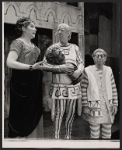 Paul Hartman, Arnold Stang and unidentified in the 1964 national tour of A Funny Thing Happened on the Way to the Forum