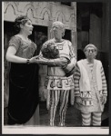 Paul Hartman, Arnold Stang and unidentified in the 1964 national touring stage production A Funny Thing Happened on the Way to the Forum