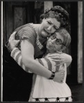 Arnold Stang and unidentified in the 1964 national touring stage production A Funny Thing Happened on the Way to the Forum