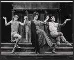 Lizabeth Pritchett and unidentified others in the 1972 Broadway revival of A Funny Thing Happened on the Way to the Forum