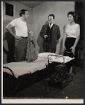 Gerald Hiken, Vincent Gardenia, and Julie Bovasso in the stage production Gallows Humor