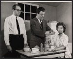 Gerald Hiken, Vincent Gardenia, and Julie Bovasso in the stage production Gallows Humor