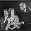 Walter Slezak, Jayne Meadows and Edward Andrews in rehearsal for the stage production The Gazebo
