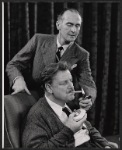 Walter Slezak and Michael Clarke-Laurence in the stage production The Gazebo