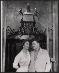 Jayne Meadows and Walter Slezak in the stage production The Gazebo