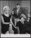 Jan Sterling, Tom Ewell and unidentified in the 1959 tour of the stage production The Gazebo