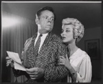 Tom Ewell and Jan Sterling in the 1959 tour of the stage production The Gazebo