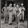Roscoe Lee Browne, William Bendix, Dolores Sutton and two unidentifed actors in the stage production General Seeger