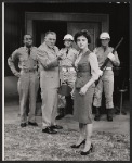 Roscoe Lee Browne, William Bendix, Dolores Sutton and unidentified others in the stage production General Seeger