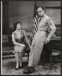 Dolores Sutton and Roscoe Lee Browne in the stage production General Seeger