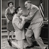 Dolores Sutton, Lonny Chapman and William Bendix in the stage production General Seeger