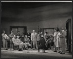Roscoe Lee Browne, Lonny Chapman, John Leslie, Dolores Sutton, Ann Harding, William Bendix and ensemble in the stage production General Seeger