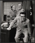 Ann Harding, William Bendix and Lonny Chapman in the stage production General Seeger