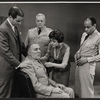 Tim O'Connor, William Bendix, John Leslie, Dolores Sutton and Roscoe Lee Browne in the stage production General Seeger