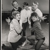 Bernadette Peters, Joel Grey, Lauree Berger, Jerry Dodge, and Betty Ann Grove in rehearsal for the stage production George M!