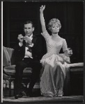 Jose Ferrer and Florence Henderson in the stage production The Girl Who Came to Supper