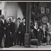 Unidentified actors, Robert Emhardt, Imogene Coca, Peggy Wood , and King Donovan in the stage production The Girls in 509