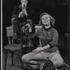 George Peppard and Lenka Peterson in rehearsal for the stage production Girls of Summer