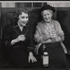 Fay Compton and Maureen Delany in the stage production God and Kate Murphy