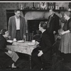 Fay Compton, Mike Kellin, Larry Hagman, John McGiver, and Maureen Delany in the stage production God and Kate Murphy