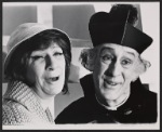 Liz Sheridan and William Francis in the stage production God Bless Coney
