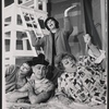 Ann Hodapp, William Francis, Liz Sheridan, and Marcia Lewis in the stage production God Bless Coney