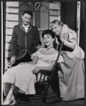 Roberta MacDonald, Jane Connell and unidentified others [left] in the stage production The Golden Apple