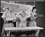 Jane Connell [center] and unidentified others in the stage production The Golden Apple