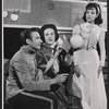 Steve Elmore [left], Jan McArt [right] and unidentified [center] in the stage production The Golden Apple