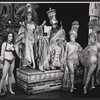 Diana Saunders (far left) and company in the stage production Golden Rainbow