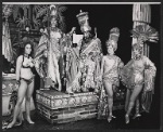 Diana Saunders (far left) and company in the stage production Golden Rainbow