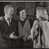 Kenneth Tobey, unidentified actor, and Paula Wayne in rehearsal for the stage production Golden Boy