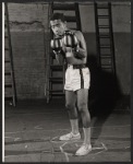 Sammy Davis, Jr. in rehearsal for the stage production Golden Boy