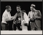 Sammy Davis, Jr. (center) and unidentified actors in the stage production Golden Boy.