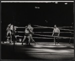 Sammy Davis, Jr. (center in ring) and cast members in the stage production Golden Boy