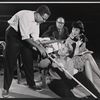 Director Warner LeRoy, playwright Maxwell Anderson, Viveca Lindfors, and Alvin Epstein in rehearsal for the stage production The Golden Six