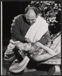 Paul Mann and Viveca Lindfors in the stage production The Golden Six