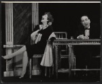 Ruth Gordon and Jules Munshin in the stage production The Good Soup