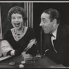 Ruth Gordon and Jules Munshin in the stage production The Good Soup